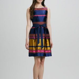 Trina Turk Sabra Striped Shantung Dress